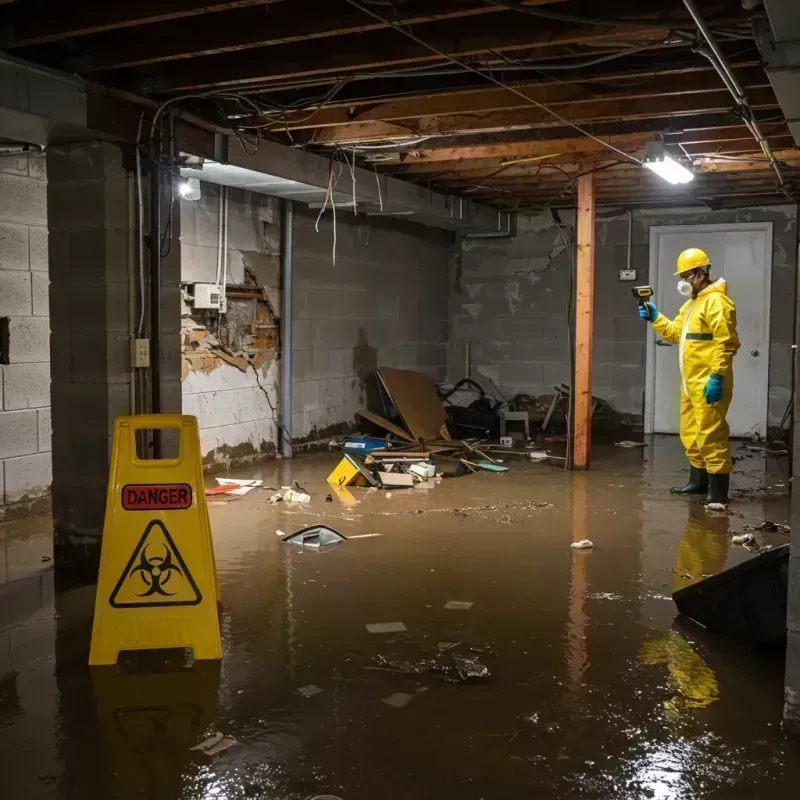 Flooded Basement Electrical Hazard in Paradise Valley, AZ Property